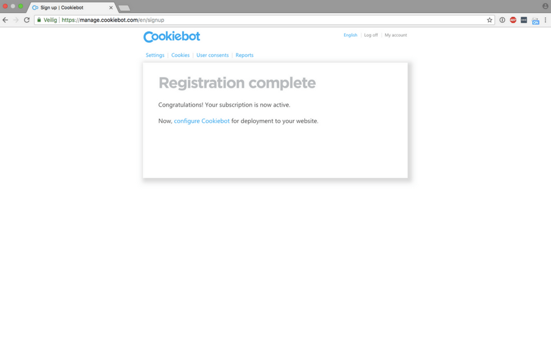 4. Door naar config